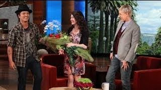 Extended Cut Brunos Tour Announcement  Prom Surprise On Ellen Show