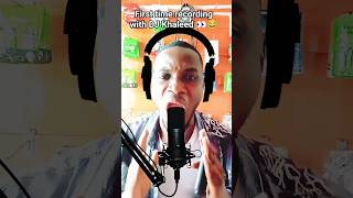 My first time recording in DJ Khaleed studio 🎙️ #shorts