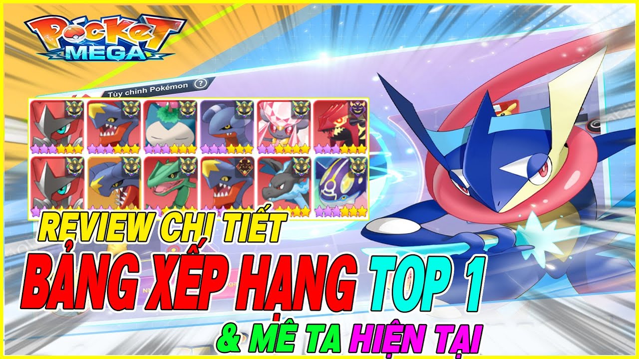 review đội hình top 1 Pocket Mega & meta đầu game