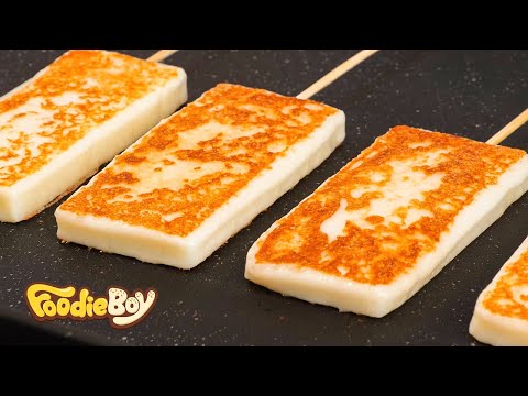 구워먹는 치즈 / Roasted Cheese - Korean Street Food / 부산 BIFF거리 길거리 음식
