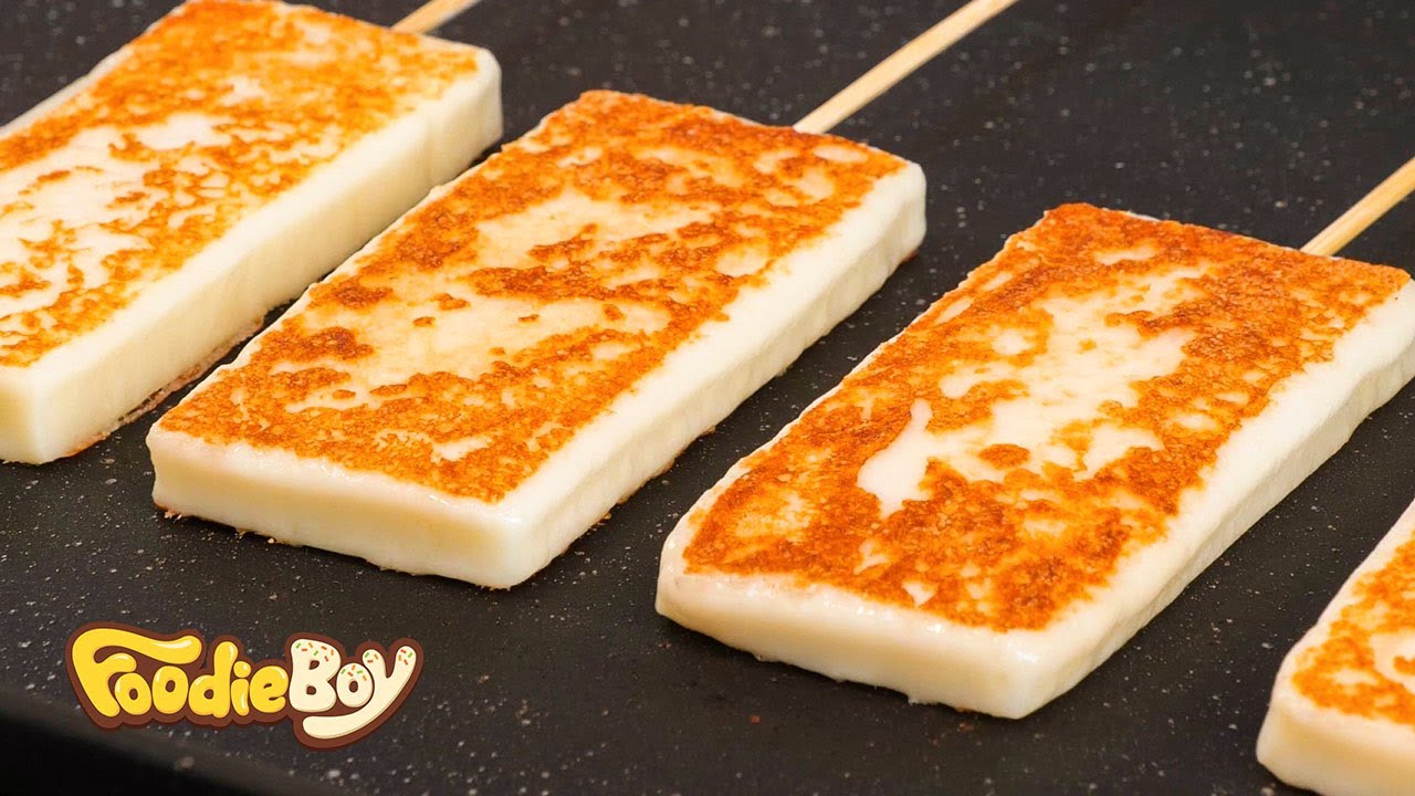 구워먹는 치즈 / Roasted Cheese Korean Street Food / 부산 BIFF거리 길거리 음식 YouTube