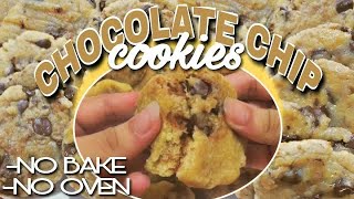 Chocolate chip cookies NO OVEN  FOOD