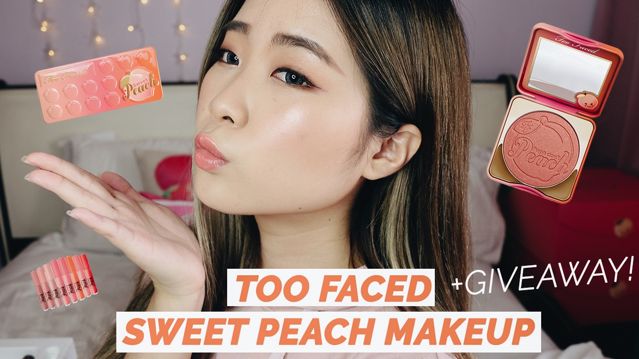 TOO FACED SWEET PEACH MAKEUP + INTERNATIONAL GIVEAWAY!