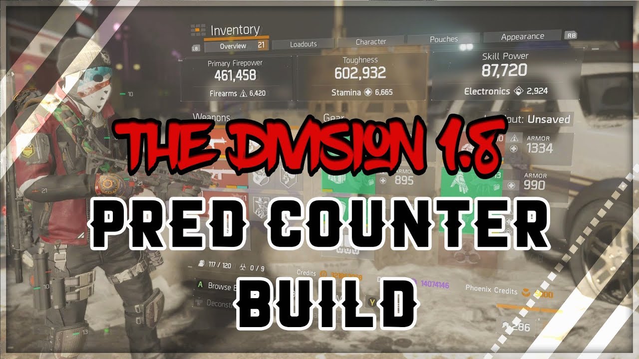The Division 1.8 Classified Predators Mark Counter Build | Take No Bleed Damage