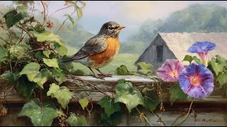Visual Poems | Farmhouse Deep in the Flowers | Living Oil Paintings
