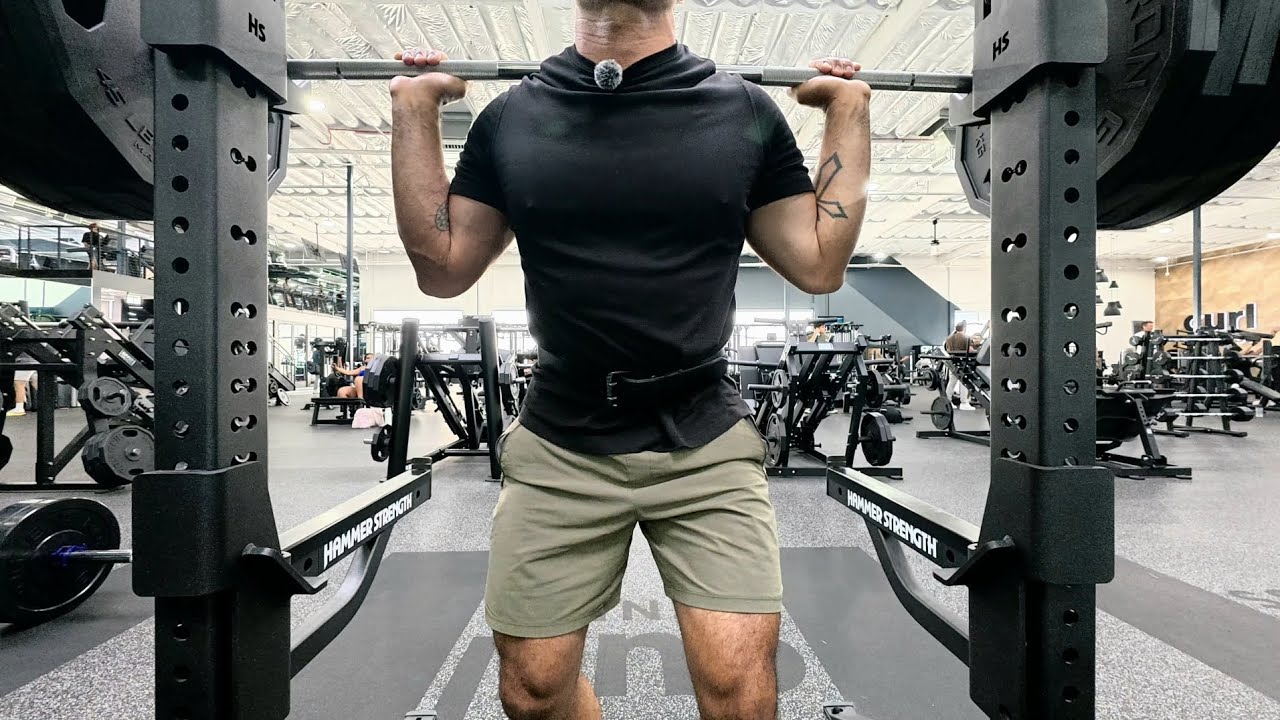 Weak back Squats - Workout #8 - YouTube