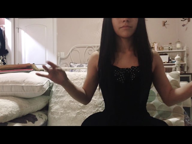 ASMR Visual w/ Lavender Silk Gloves SOFT TOUCHING