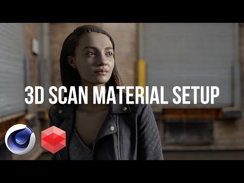 Setup 3D Human Scans | Cinema 4D Physical and Redshift