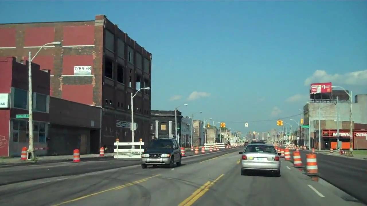 Trip down Michigan Avenue Detroit YouTube