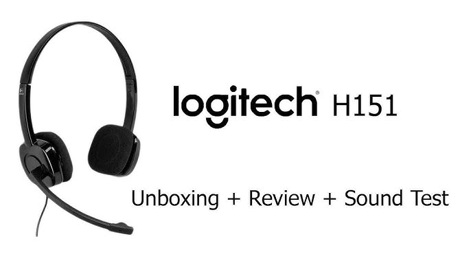 Unboxing & Testing Logitech H150 Budget Headset for Voice Chat & Voice  Record - YouTube