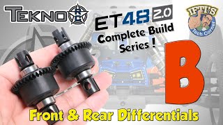 #03 Tekno ET48 2.0 E-Truggy - BUILD SERIES - Kit Bag B : Front & Rear Differential
