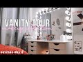 Vanity Tour + Makeup Collection 2019 *HIGHLY REQUESTED* | savmas day 8