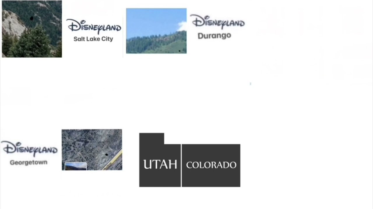 Design 3 Disney Parks Durango & Salt Lake City & Georgetown Like Paris & HK & 2 Knotts Durango & SLC