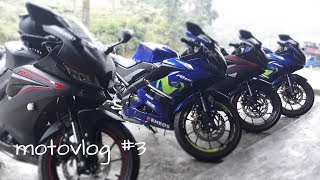 MOTOVLOG #3 - New Fellas - Riding with friends from R15 Bandung Motor Club