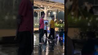 MAIN AIR MANCUR DI AEON MALL DELTAMAS