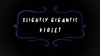 Slightly Gigantic - Violet (Official Lyric Video)