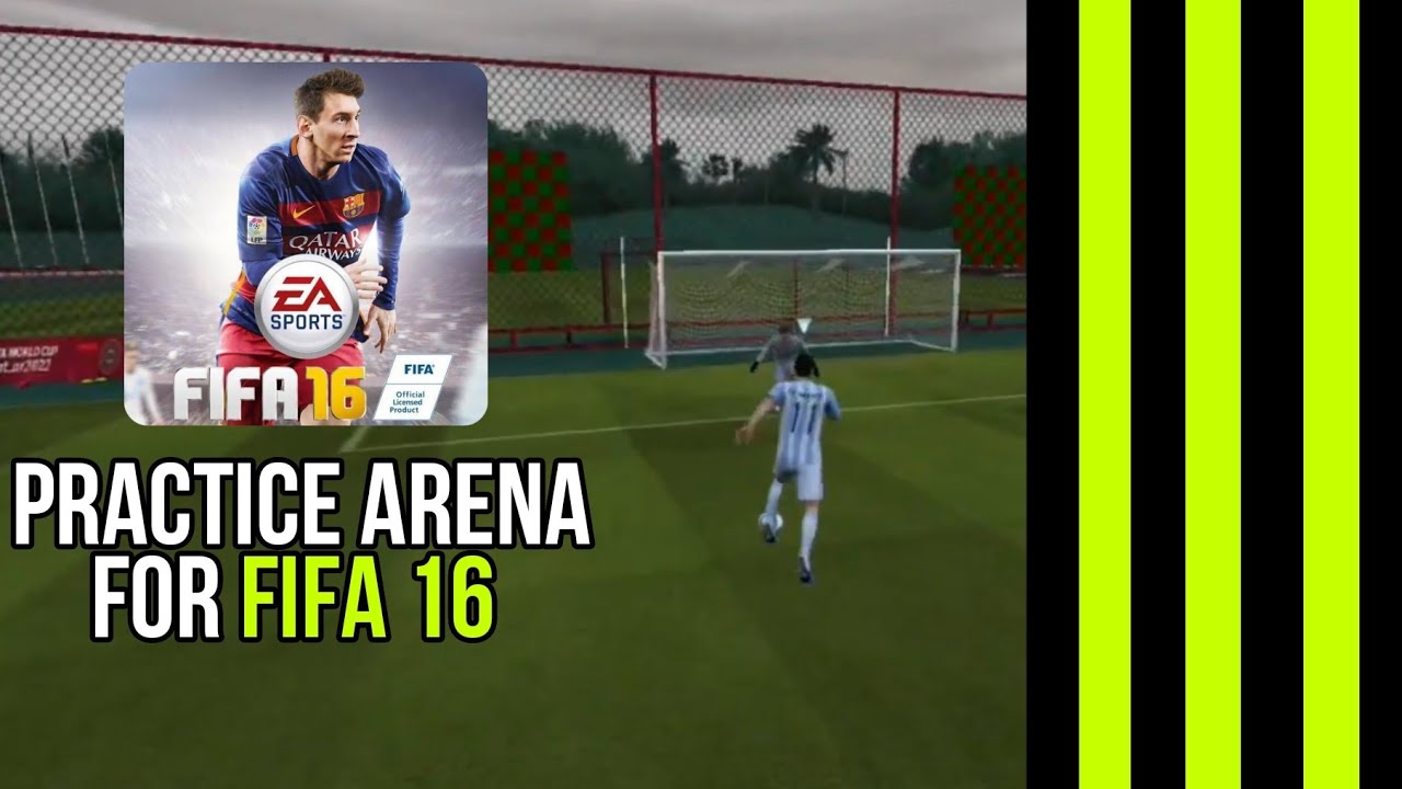 PRACTICE ARENA FIFA 16 MOBILE | BISA BUAT LATIHAN SKILL !!!