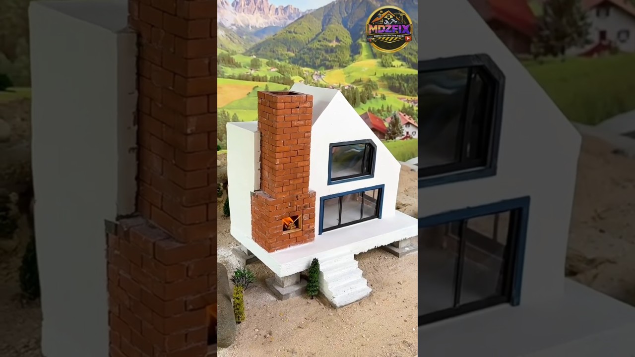 How I Built Mini House Columns Step byStep | DIY Tutorial 