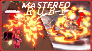 🔥Using MASTERED RUBY ! || Showcasing Kit, & Teams + Gameplay || Gemventure || Roblox || Information