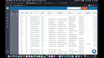 Invoice Tab in Cleardata