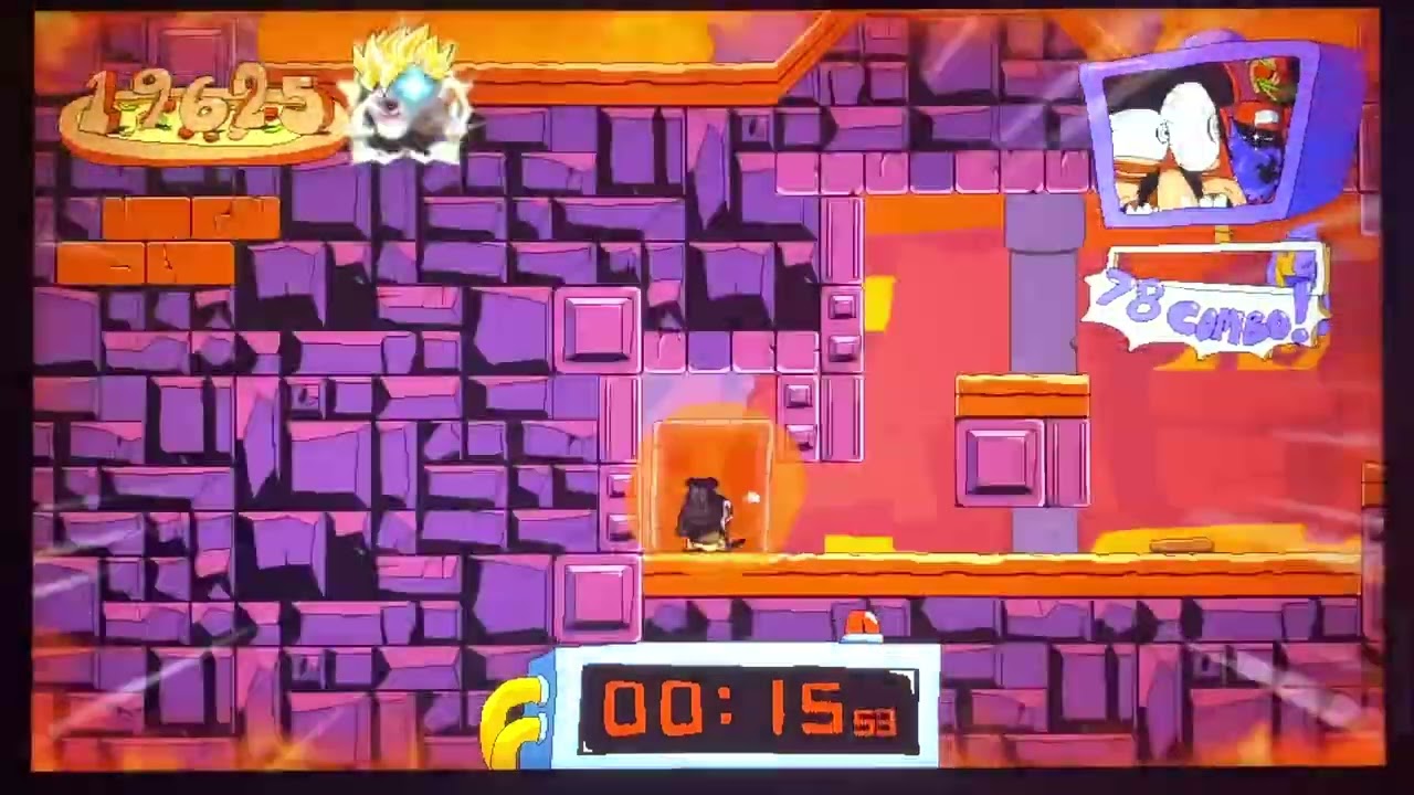 Madness Temple… ( Pizza Tower Lhpp - P Rank, Lap 5 Lunatic Mode )