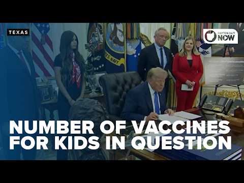 President Trump cutting down on the number of vaccines for kids