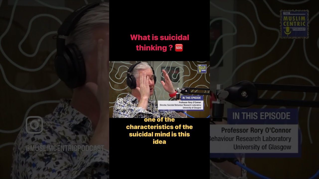 What is suicidal thinking? Professor Rory O'Connor