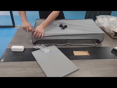 Органайзер для зберігання  речей під ліжком,пилозахисний для дому, видео 1