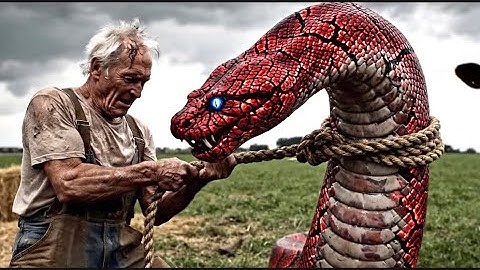 Brave Heroes Save Hyperactive Mother Cow from Giant Python Attack 🐍