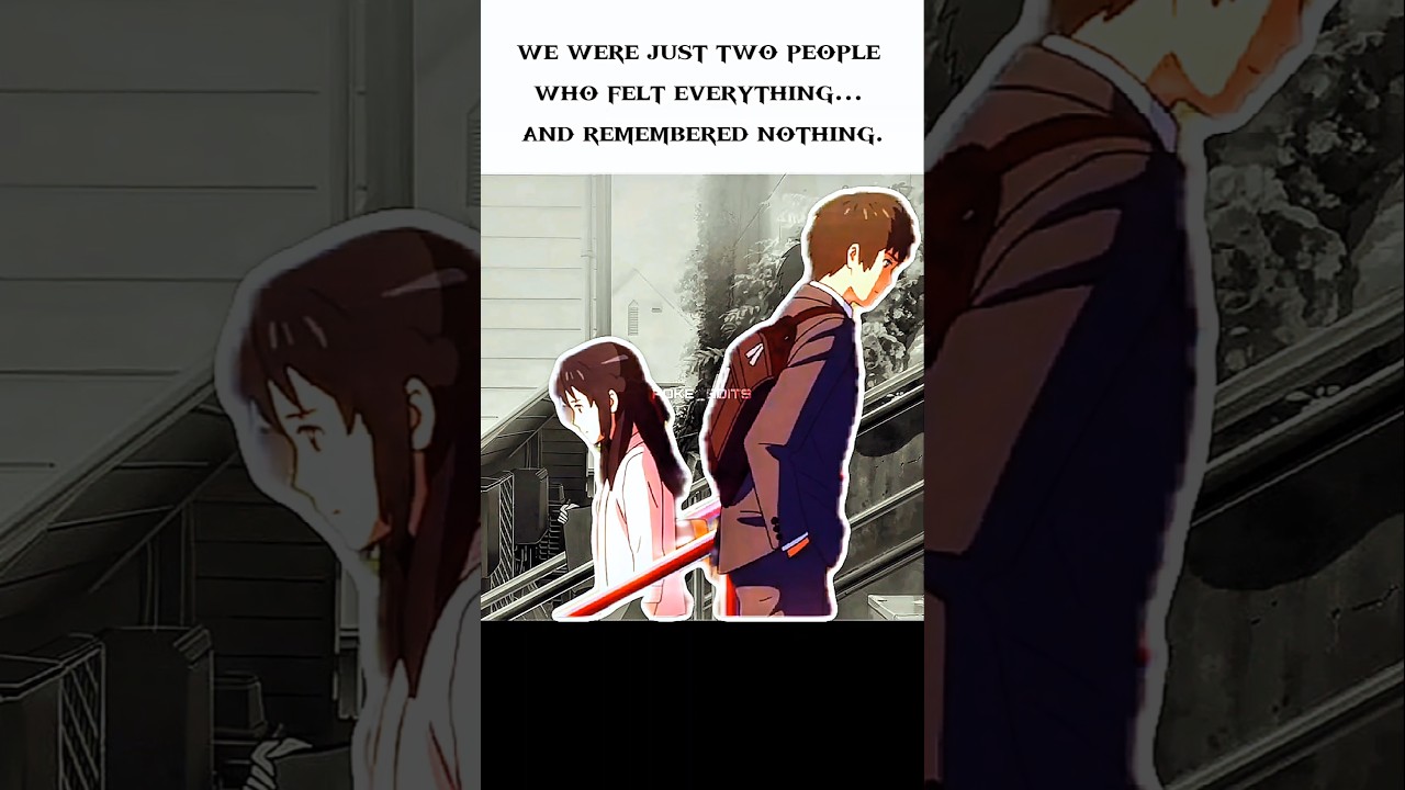 We Met Again But It Meant Nothing | Your Name🥀 #YourName #KimiNoNaWa#AnimeEdit#Bairan#EmotionalEdit