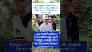 Di Tengah Polemik Ijazah, PSI Klaim Jokowi Dicintai Rakyat NTT, PDIP Minta Pikir Ulang Di Tengah Polemik Ijazah, PSI Klaim Jokowi Dicintai Rakyat NTT, PDIP Minta Pikir Ulang