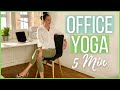 Office yoga  5 min yoga break at your desk