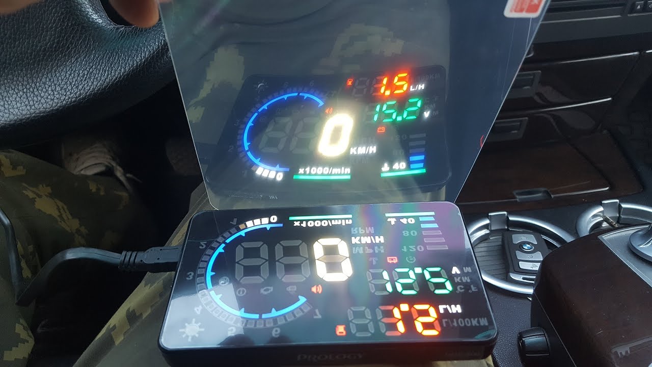 Проекция на лобовое стекло - Prology HDR 300 и 500