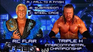 Ric Flair Vs Triple H Steel Cage Match Taboo Tuesday 2005 Highlights