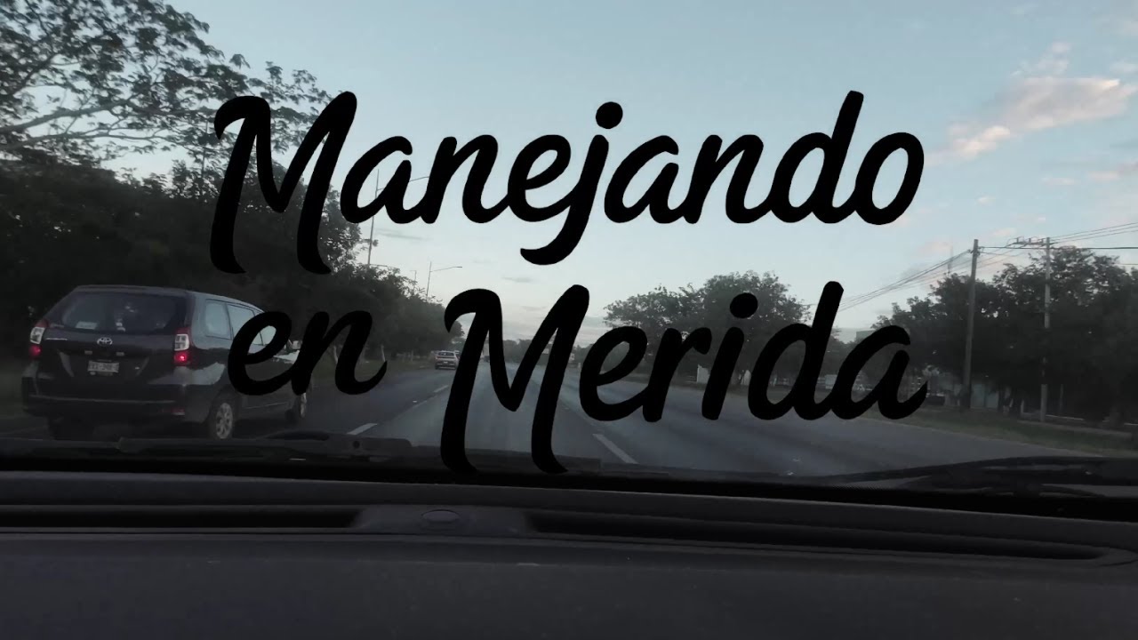 POV MANEJANDO EN MERIDA - Manejando en el Periférico de Mérida