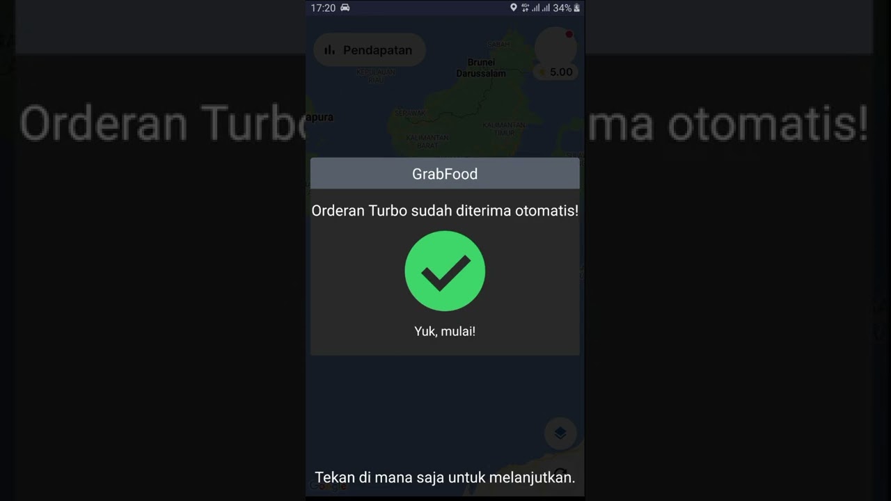 Notifikasi Ojol Laser Volume Tinggi  |  Auto Kaget Kalau Orderan Masuk