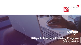Kifiya AIM 1 W6D2, Tutorial 1