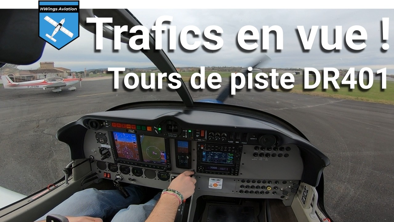 Trafic en vue ! Tours de piste complets DR401