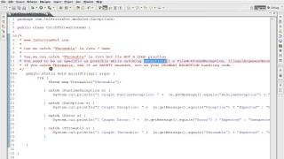 JAVA CAN WE CATCH THROWABLE   DEMO