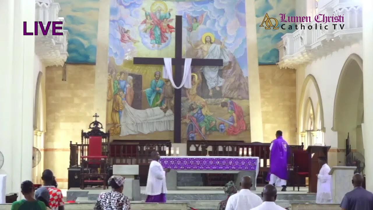 CATHOLIC MASS OF THE DAY 10-03-2026 @ HOLY CROSS CATHEDRAL, LAGOS ARCHDIOCESE