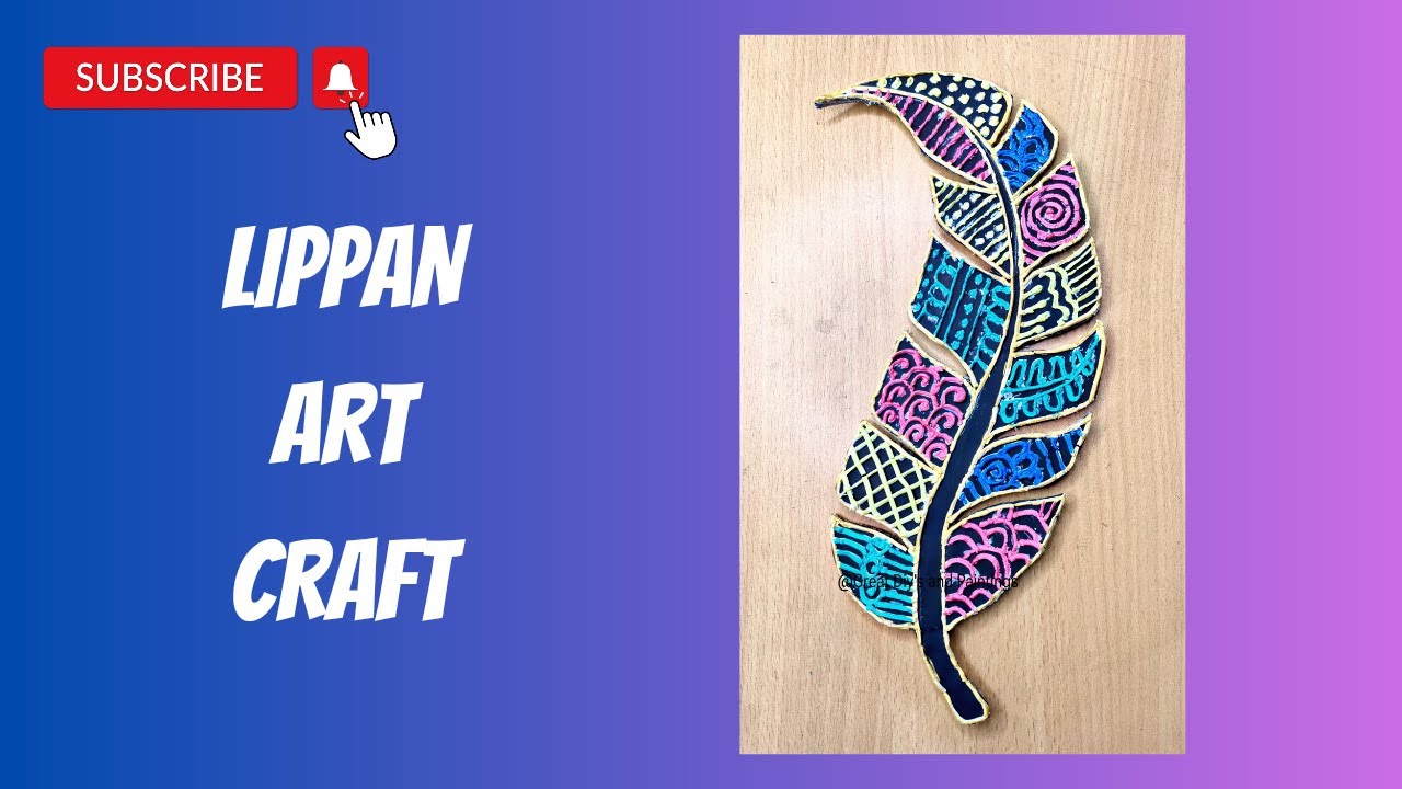 How to draw lippan design with easy tricks / lippan art on glass container/ lippan art for beginners