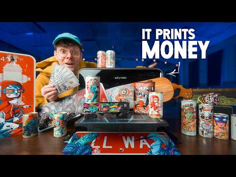 I Flip Thrift Shop JUNK to PROFIT w/ a UV Printer Again EufyMake E1