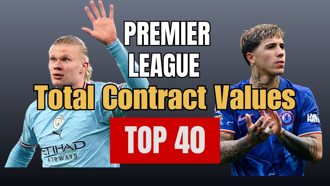 Premier League Top 40 Total Contract Values