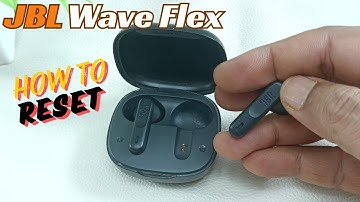 How to Factory Reset JBL Wave Flex Bluetooth Earphones | Earbuds