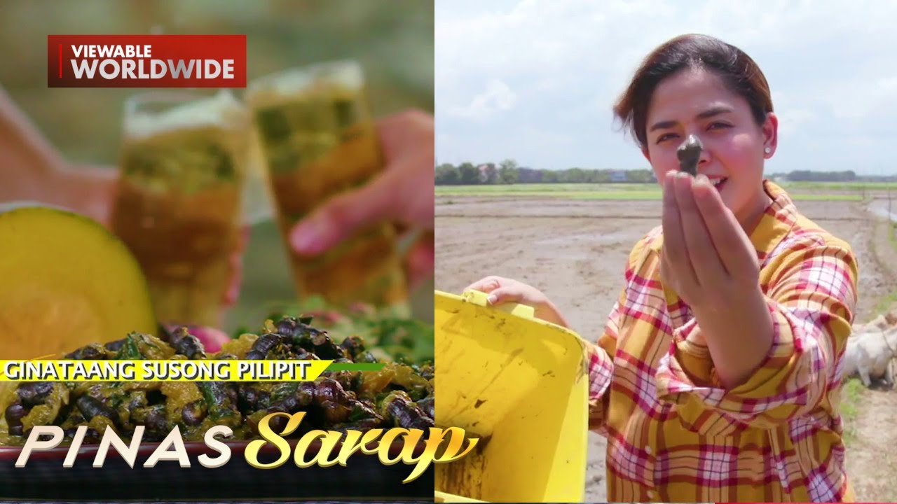 Shaira Diaz, tinikman ang ginataang susong pilipit | Pinas Sarap - YouTube