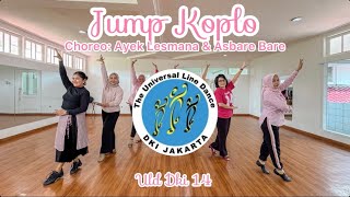 Jump Koplo Line Dance  Choreo Ayek L U0026 Asbare Bare  Demo By Uld Dki 14 