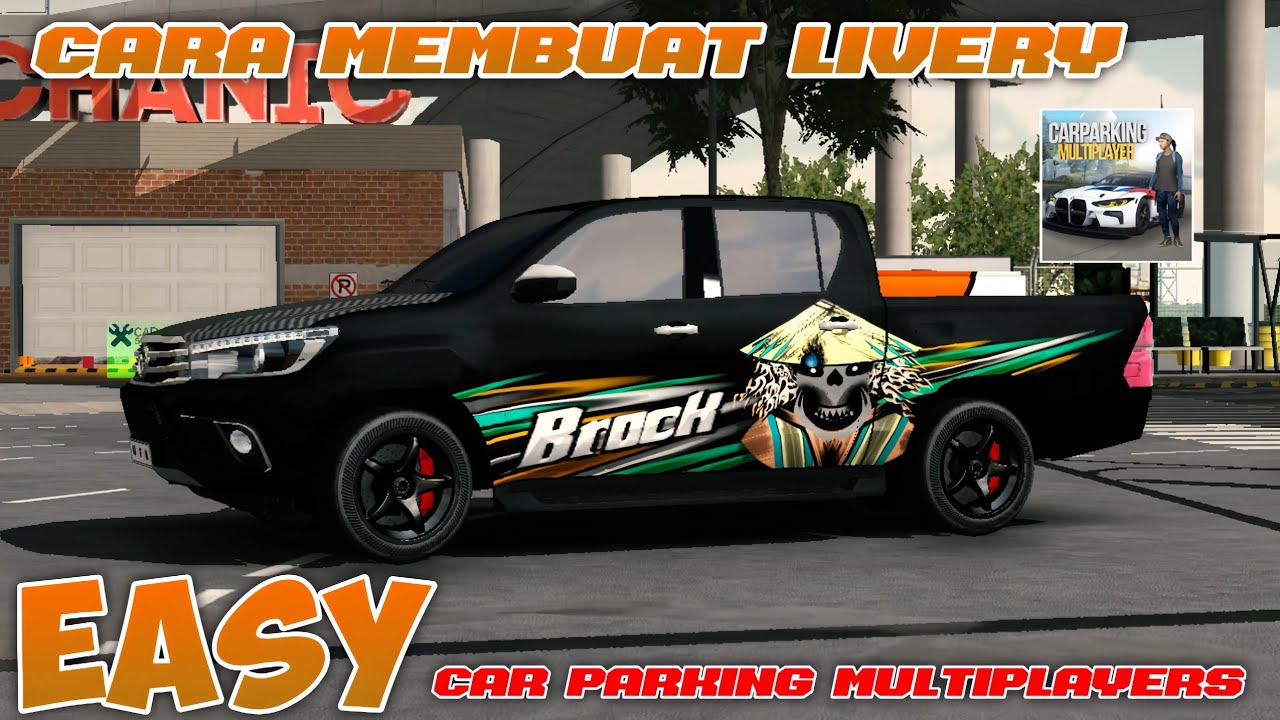 CARA MEMBUAT LIVERY DIESEL GAME CAR PARKING MULTIPLAYER