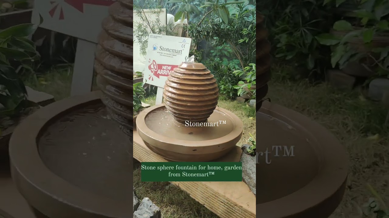 ORDER ONLINE HAND CARVED STONE SPHERE WATER FEATURE FROM STONEMART™ 