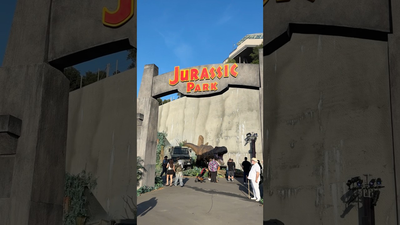 Welcome to Jurassic Park! #jurassicpark #dinosaur #universalstudioshollywood #universalstudios