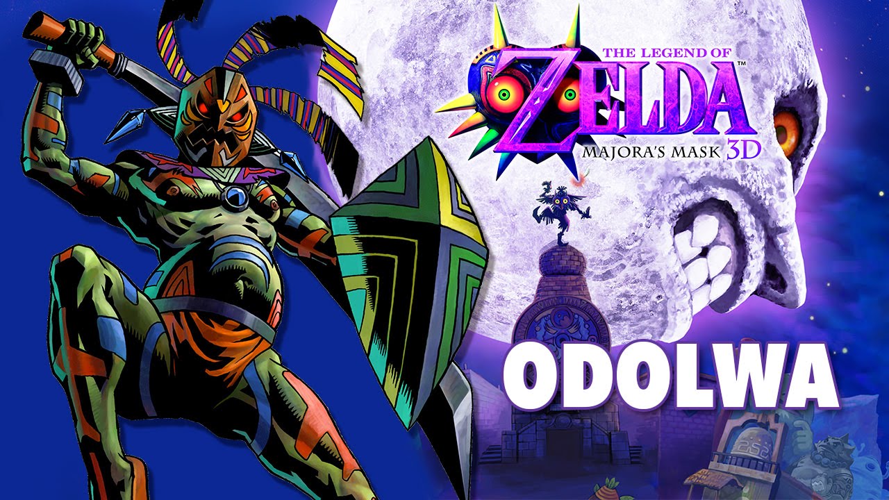 The Legend of Zelda Majora's Mask 3D Odolwa Battle - YouTube